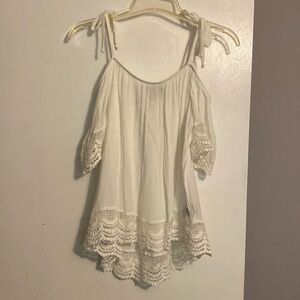 I.N. San Francisco Women’s Off Shoulder Top with Lace Design